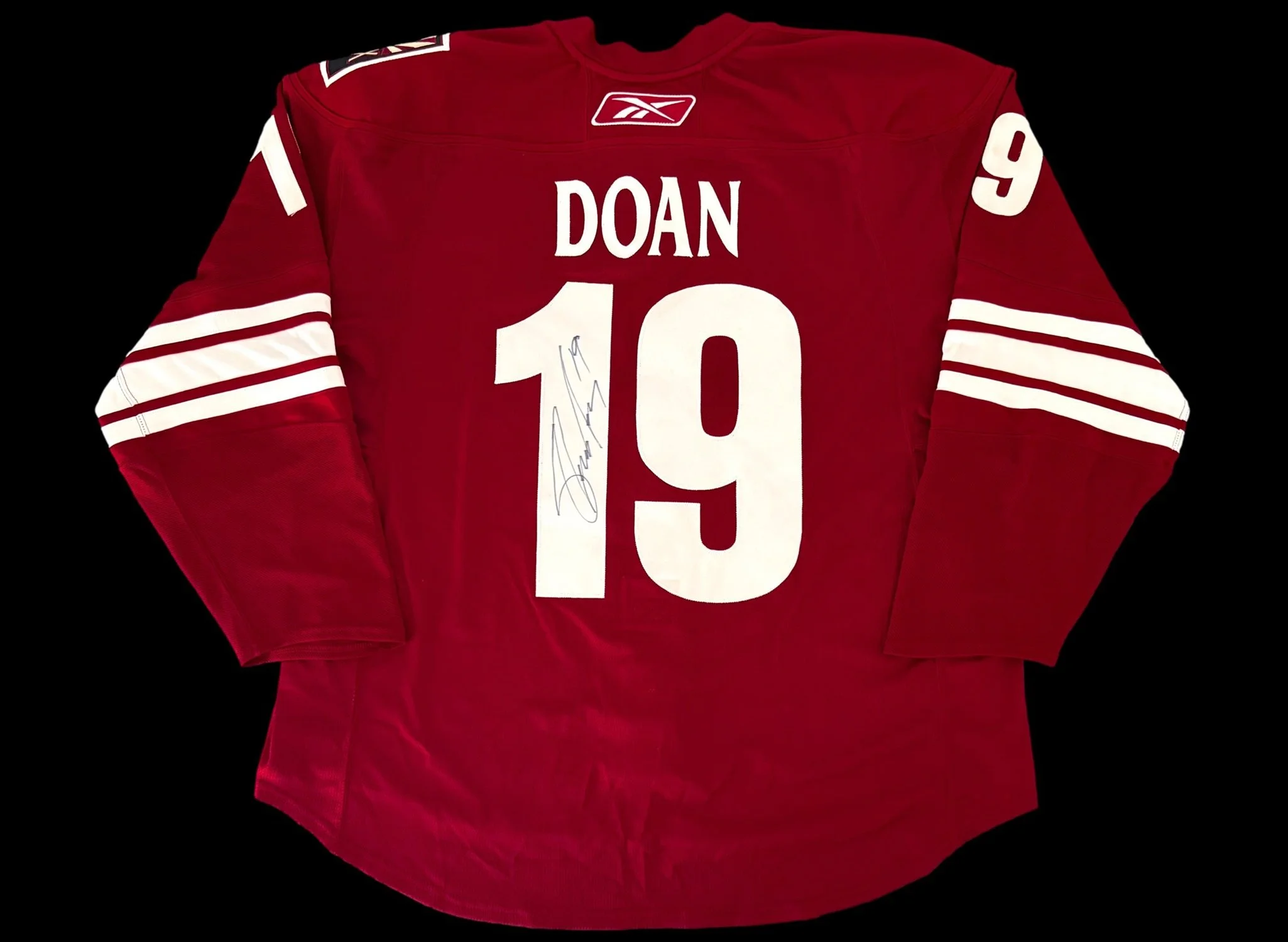 Shane Doan 2007-2008 Phoenix Coyotes Red Jersey Off Their Back Set