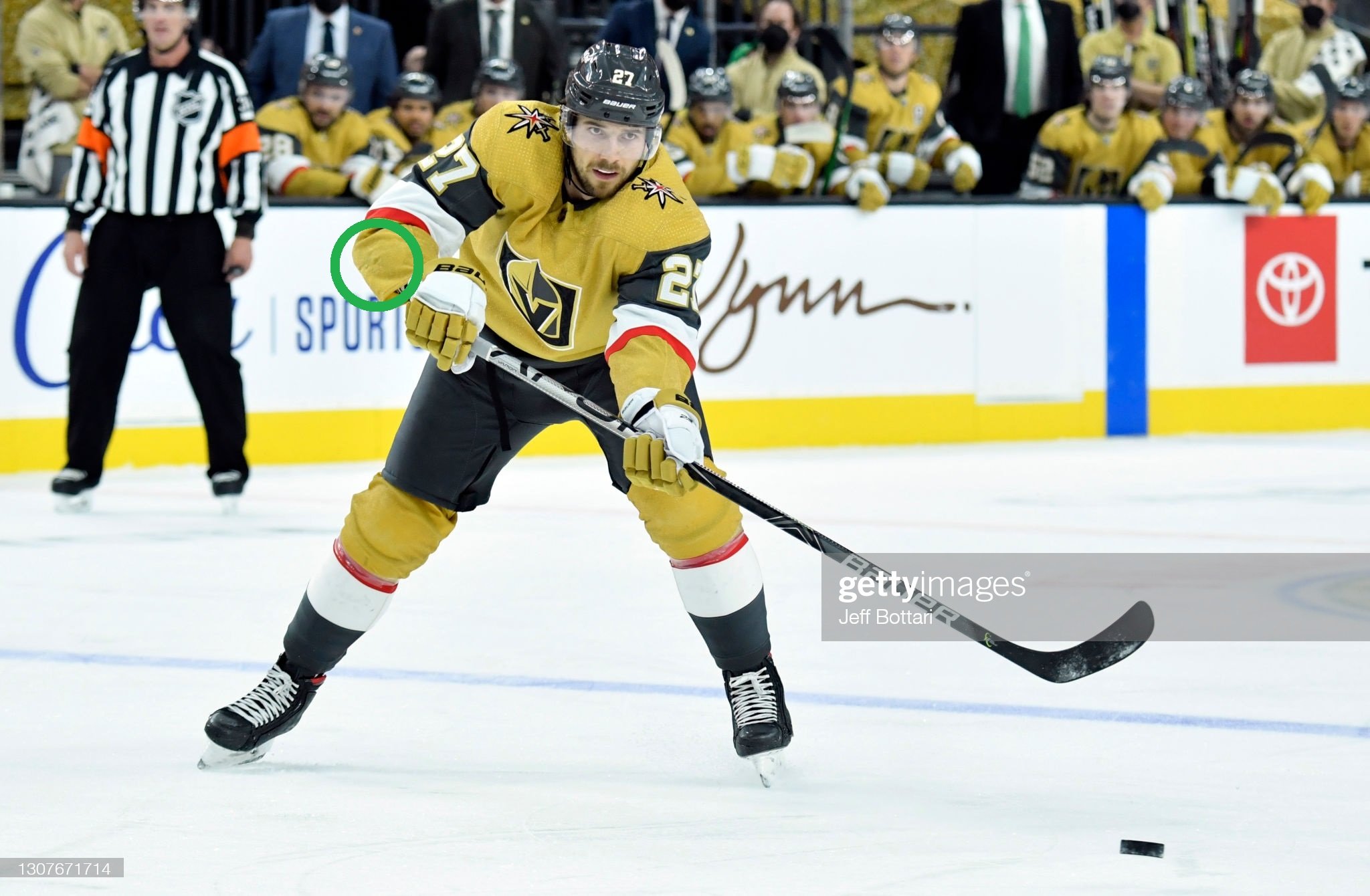 Shea Theodore Vegas Golden Knights Adidas Authentic Away NHL Hockey Je