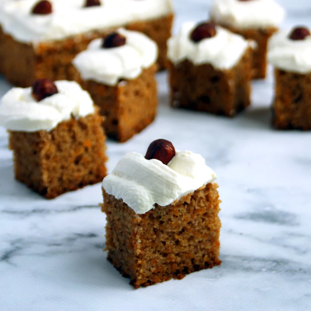Carrot Cake Petite Fours