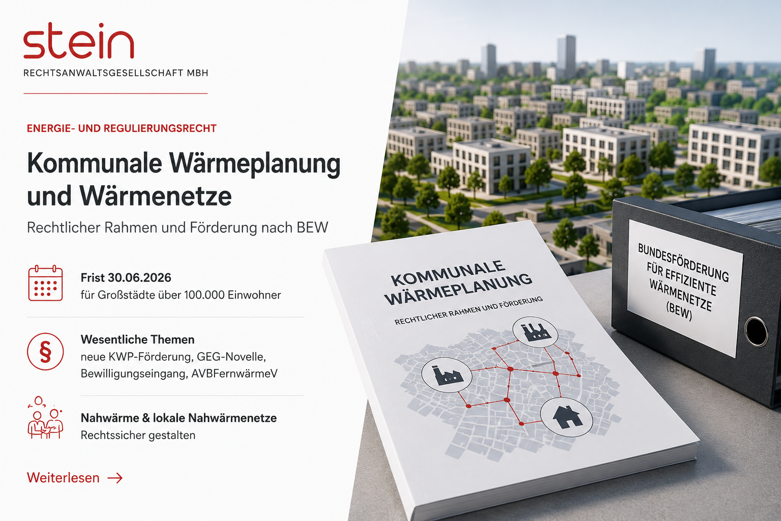 Kommunale Wärmeplanung und Wärmenetze: Worauf Stadtwerke jetzt achten müssen