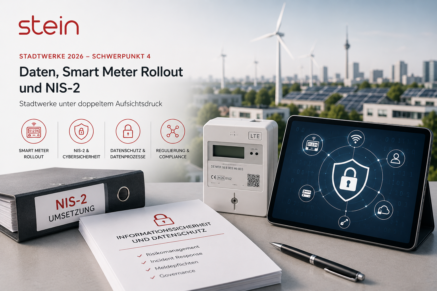 Daten, Smart Meter Rollout und NIS-2: Stadtwerke unter doppeltem Aufsichtsdruck