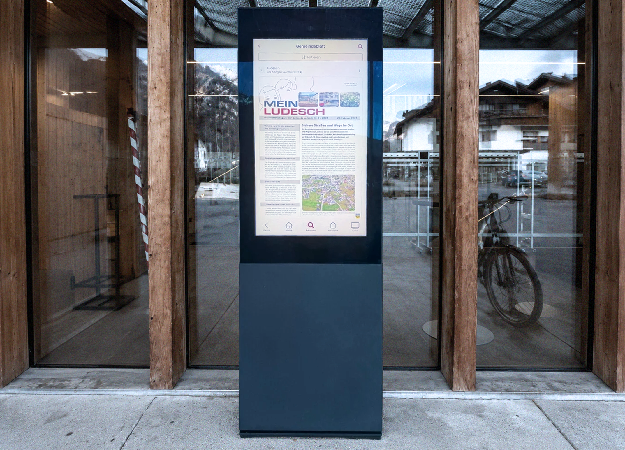 Ludesch Shows How Outdoor Digital Signage Can Strengthen Municipal Communication
