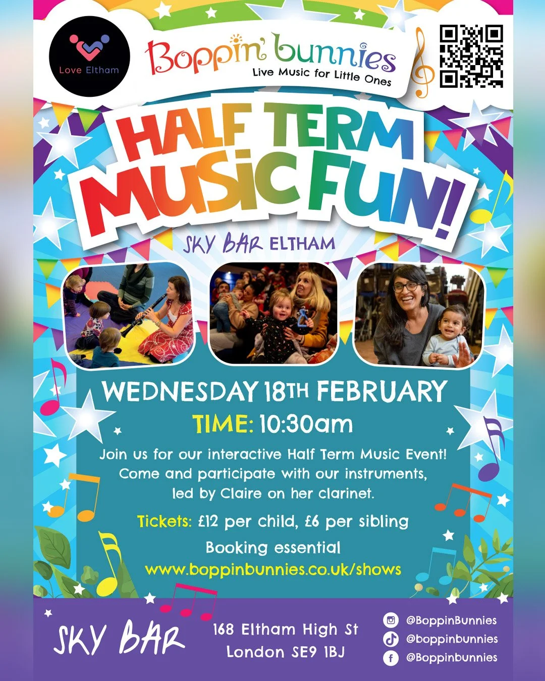 Half Term Music Fun - Sky Bar, Eltham
