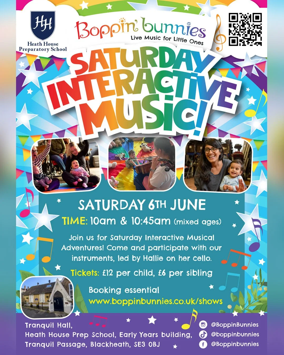 Boppin' Bunnies Interactive Music - Blackheath - 6th June