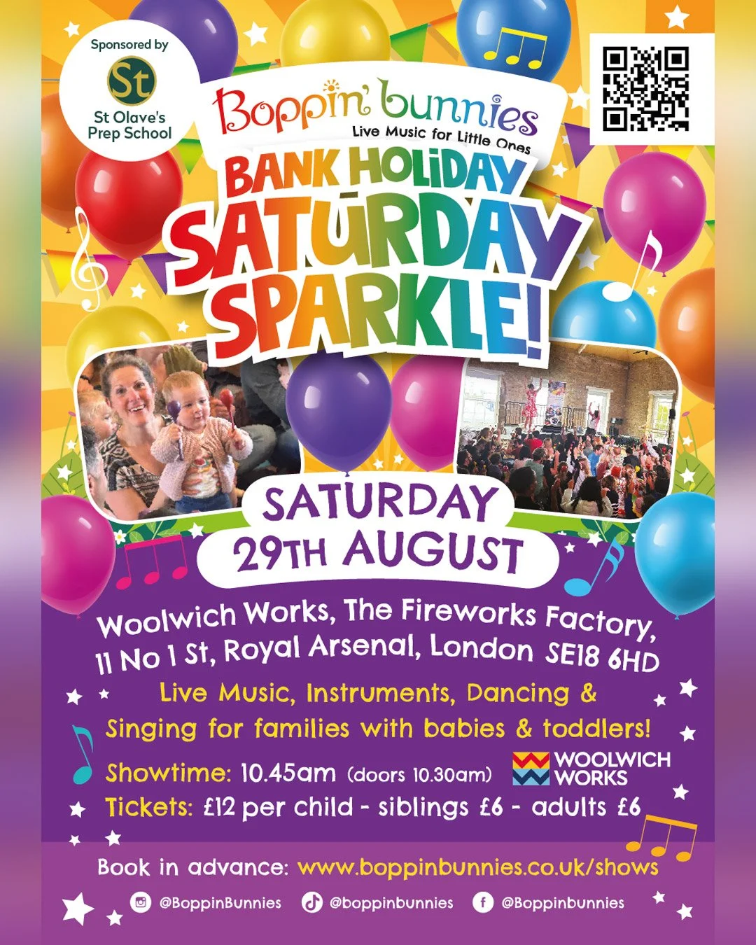Boppin' Bunnies - Woolwich Works - Saturday 29th August