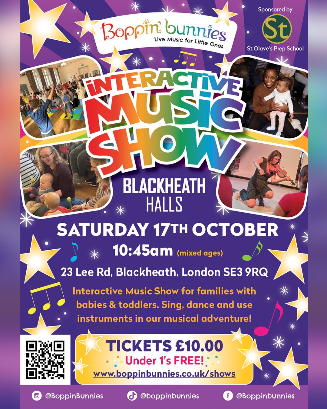 Boppin' Bunnies Interactive Music Show​, Blackheath ​Halls - Saturday 17th October