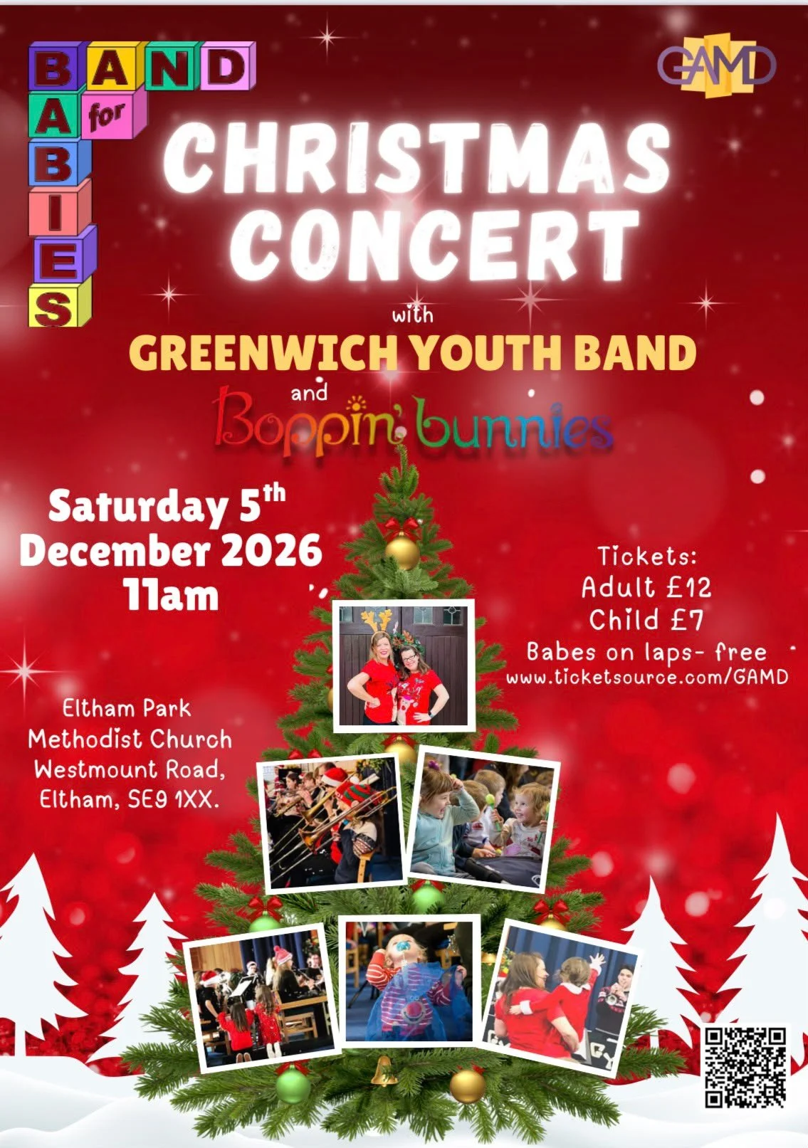 Band for Babies with Boppin' Bunnies Christmas Concert, Eltham Methodist Church - Saturday 5th December