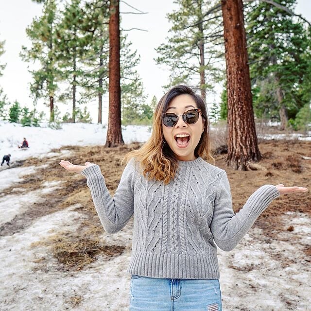 Quarantine means finally going through ALL of my SD cards and editing the backlog of photos I didn't have time to edit yet 📷👍⁣
⁣
◦ ◦ ◦ ◦ ◦⁣
⁣
These were taken during Feeny&rsquo;s first road trip to Lake Tahoe in February.