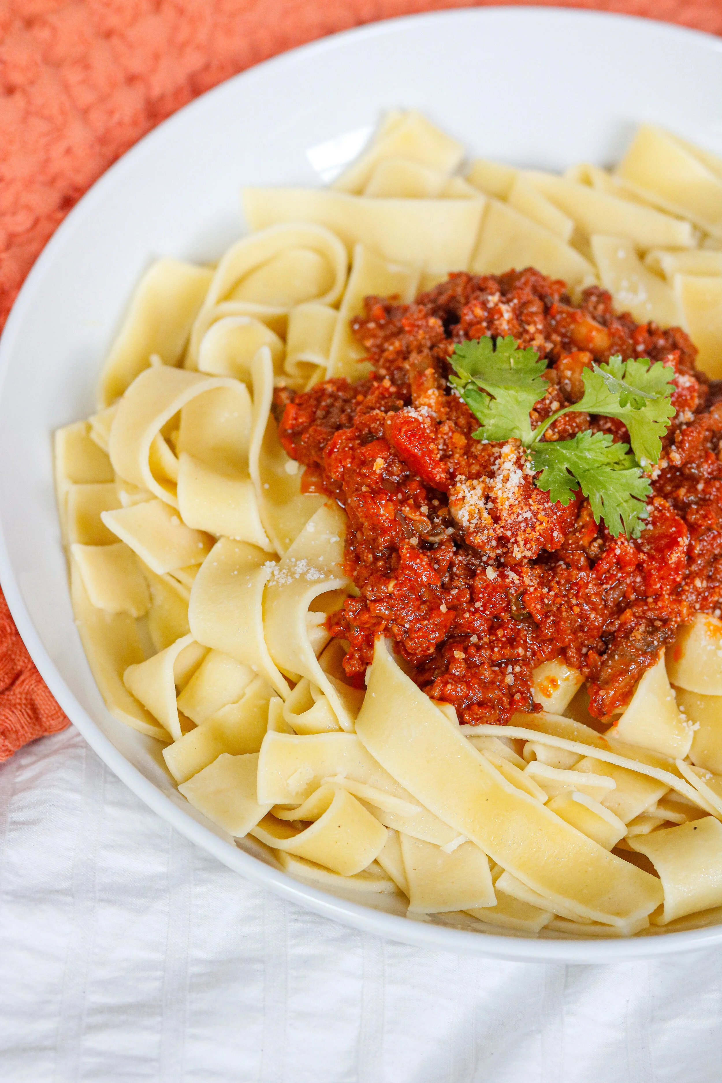 Bolognese With Pappardelle