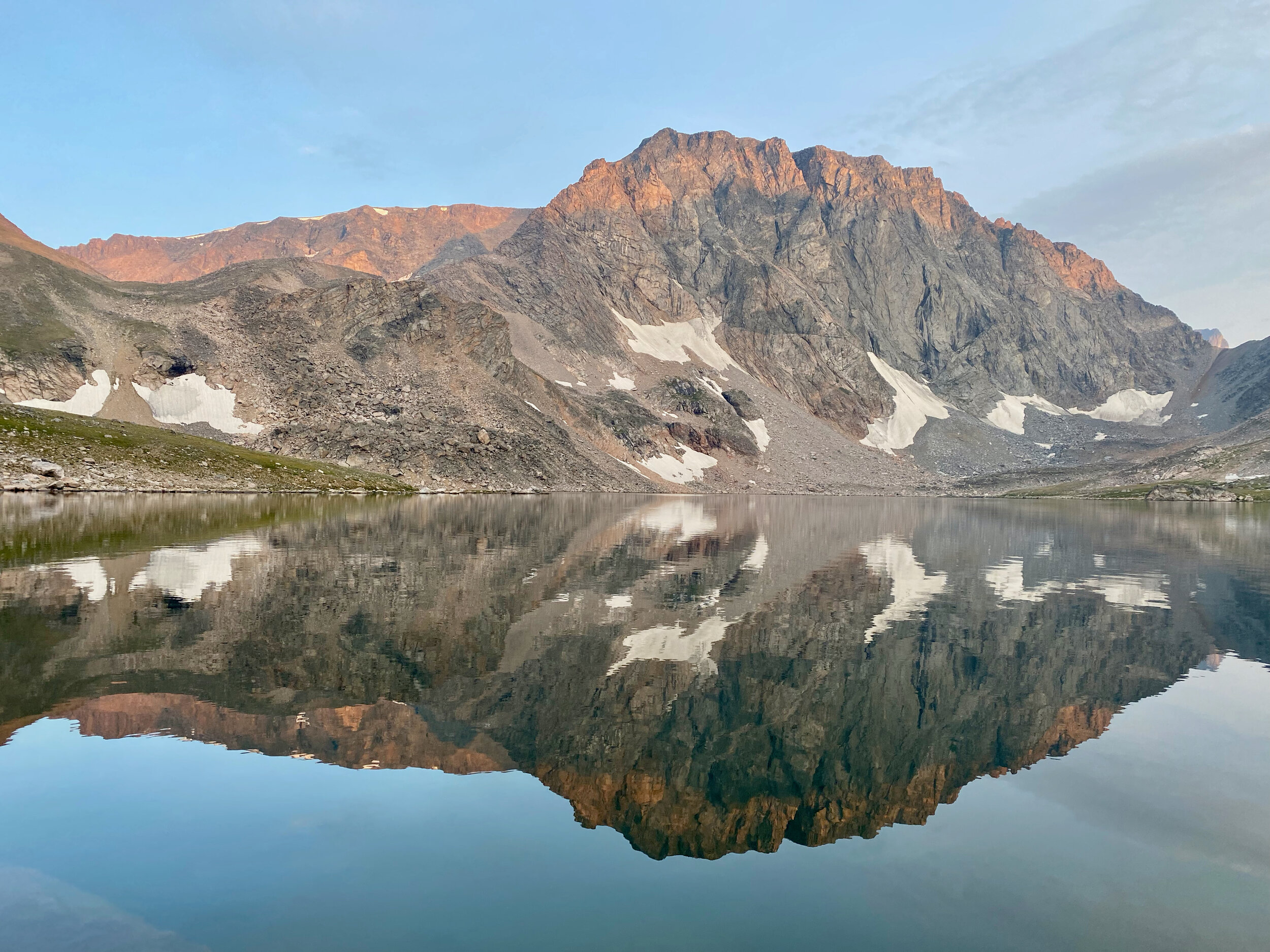 Reflection of Spirit Mountain on Moon Lake