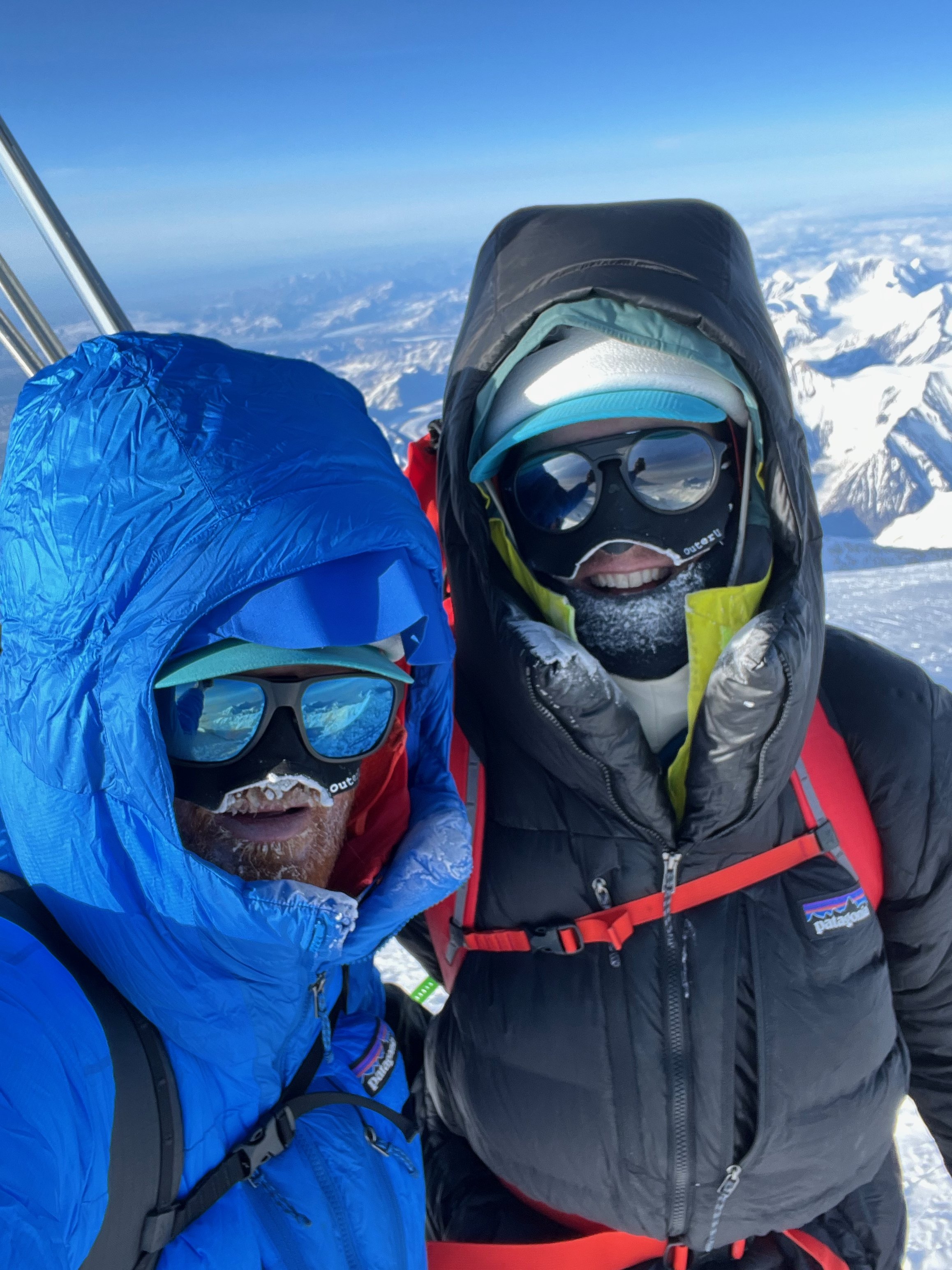Summit selfie. Can you tell who felt better?