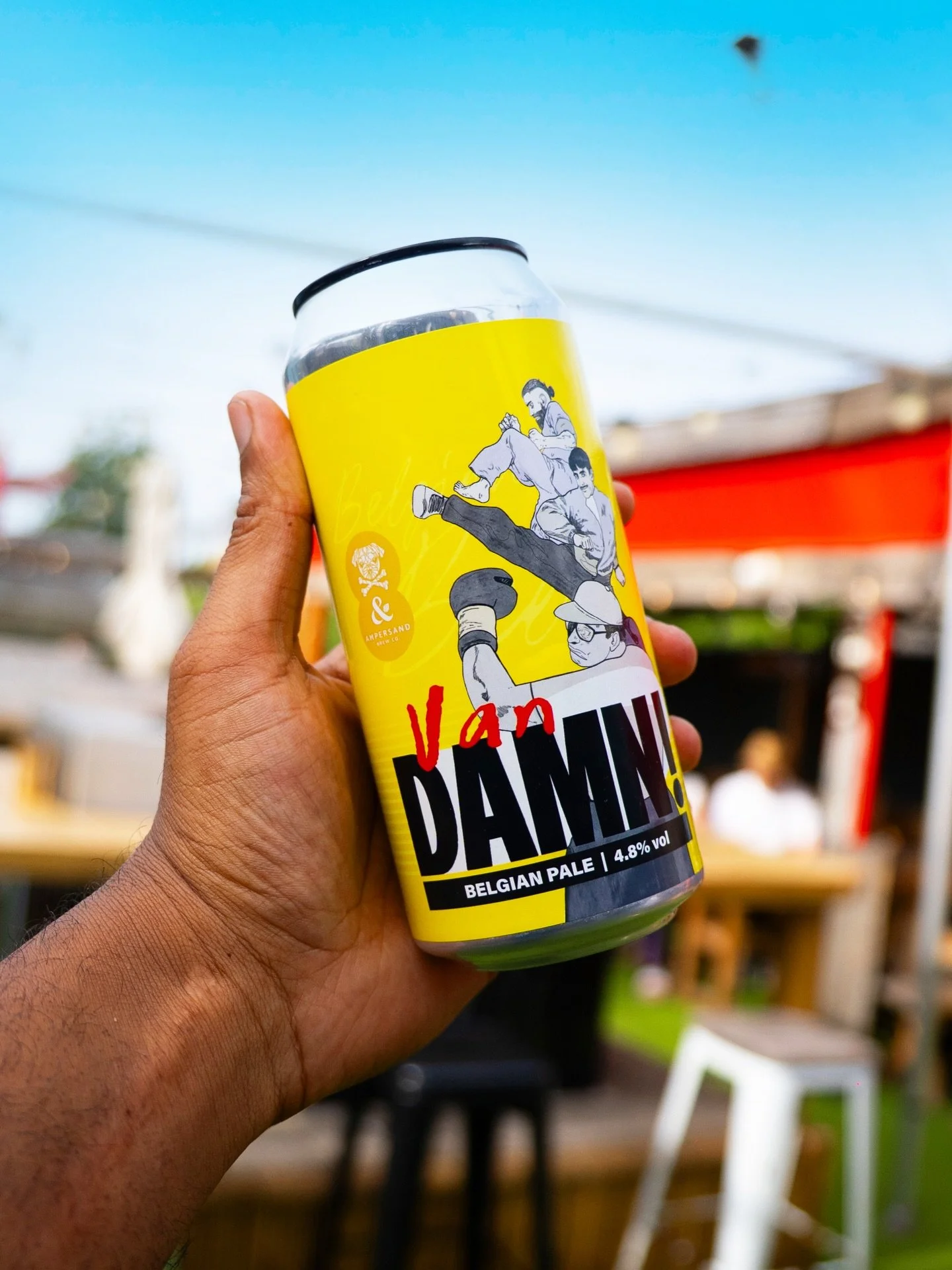 IT&rsquo;S HERE 🍺 They said it couldn&rsquo;t be done. They were right, we did it anyway. 

The beer of the summer with @ampersandbrewco has officially crashed landed at Gonzo&rsquo;s Tea Room. The Van DAMN! 💥 

Not every day you see some beaut loc