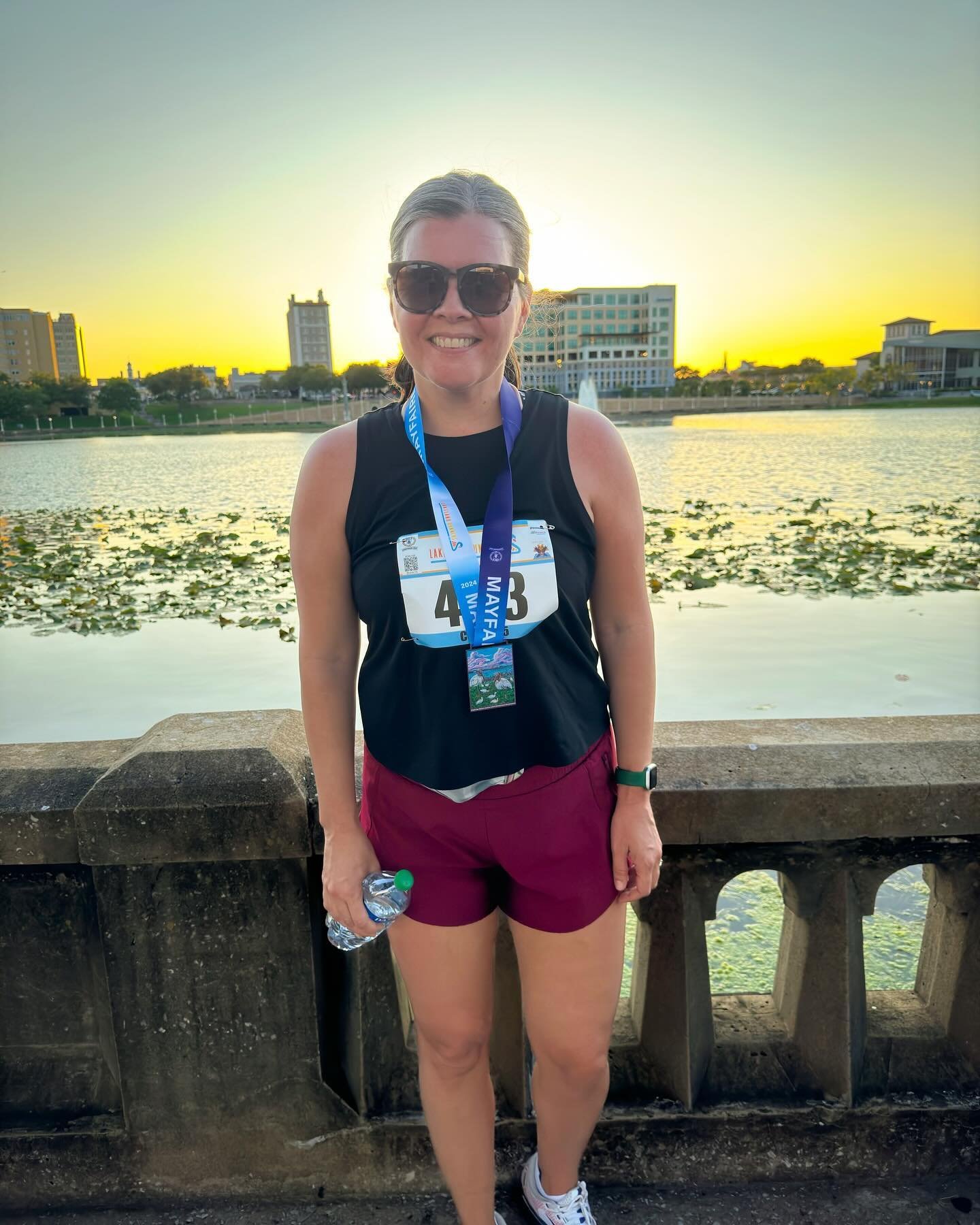 The Mayfaire 5k never disappoints. It was 90+ degrees and very hilly, but a nice breeze made it manageable.  The crowd was great and my crew came and cheered me on. Mayfaire was the first of 4 5k races I will run this summer. First race - 29:50, so I