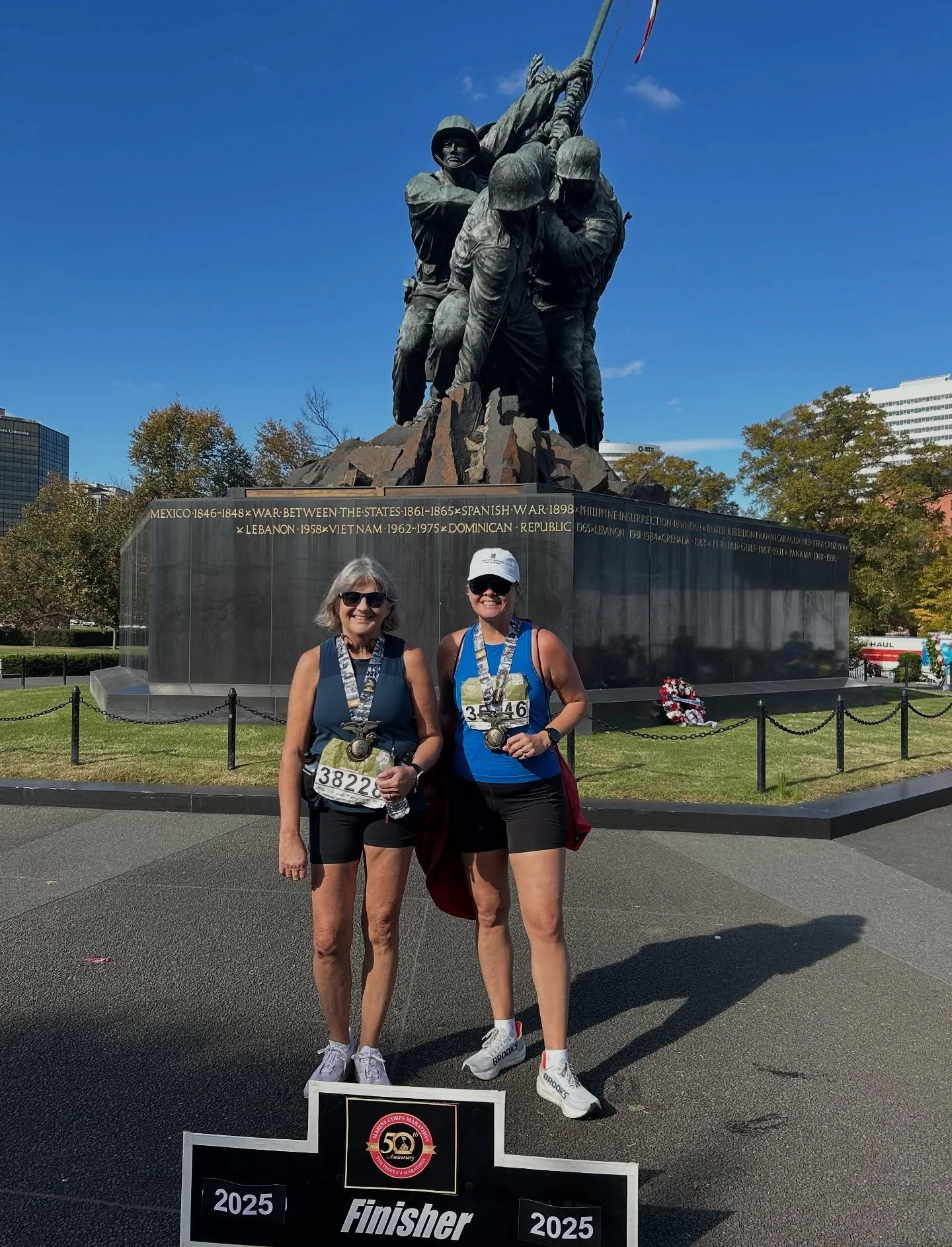 15 years ago, my mom talked me into running my very first marathon — the Marine Corps Marathon 🇺🇸🏃‍♀️
This past Sunday… we did it again! 💪❤️
From that first finish line to now, so much life has happened, but one thing hasn&rsquo