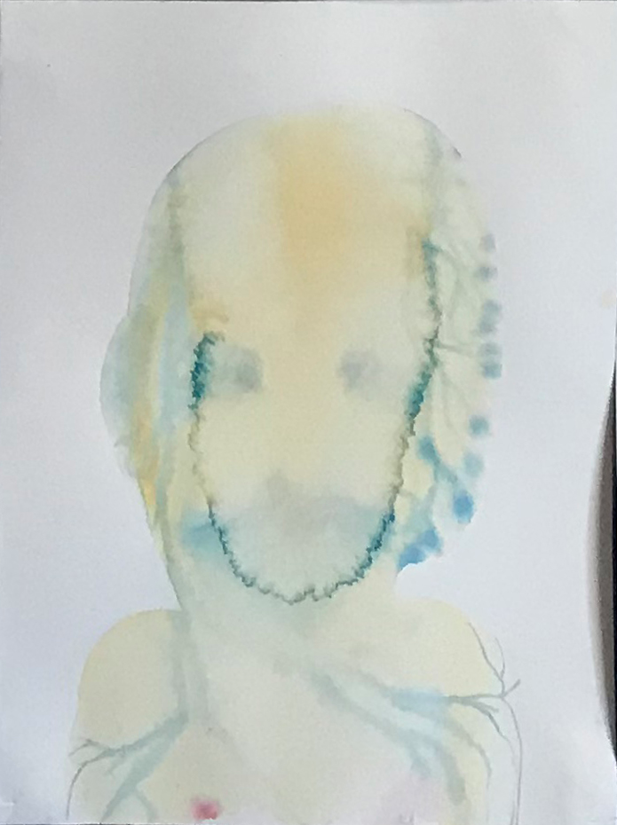 Artist: Ann Gollifer Title: "Someone like you" Medium: Watercolour on paper Year completed: 2018 Size: 3 Watercolour paintings on 21.0 x 29.7cm sized sheets, installation variable Framed price: dependent on cost of frames. Unframed price of each painting in set of 3 : SOLD