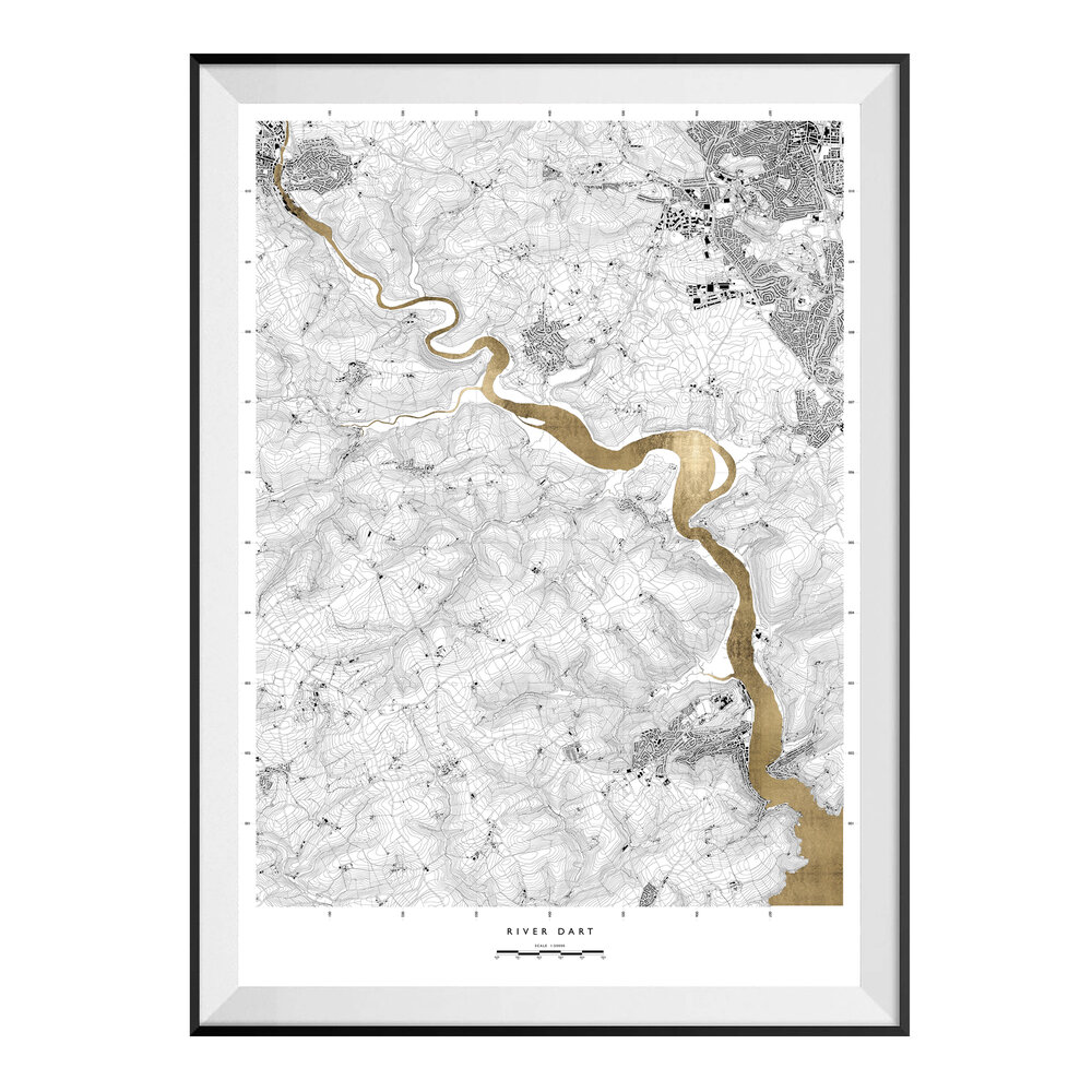 24ct Maps River Dart — WillMake(s)Things
