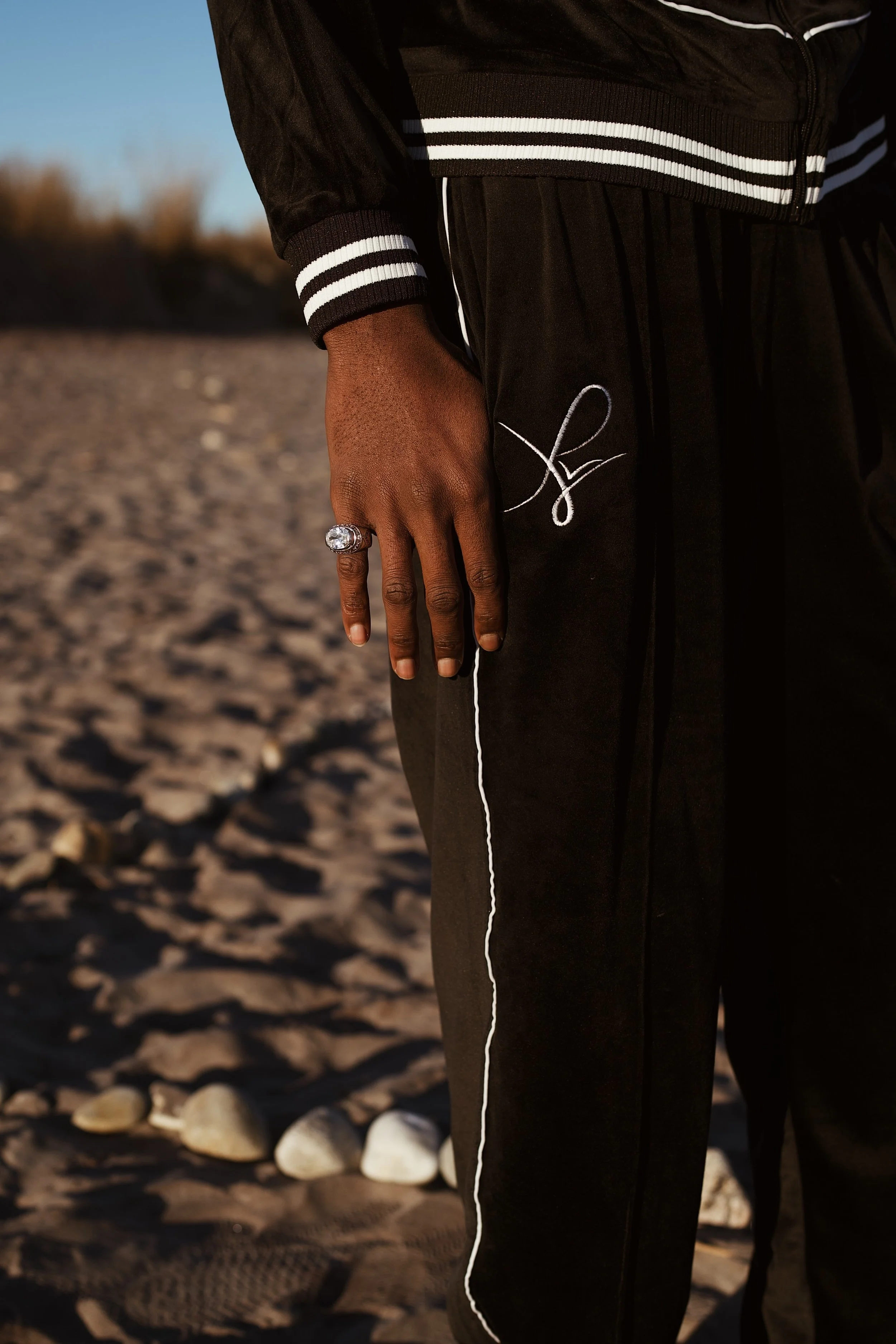 "Jones" Velour Trouser