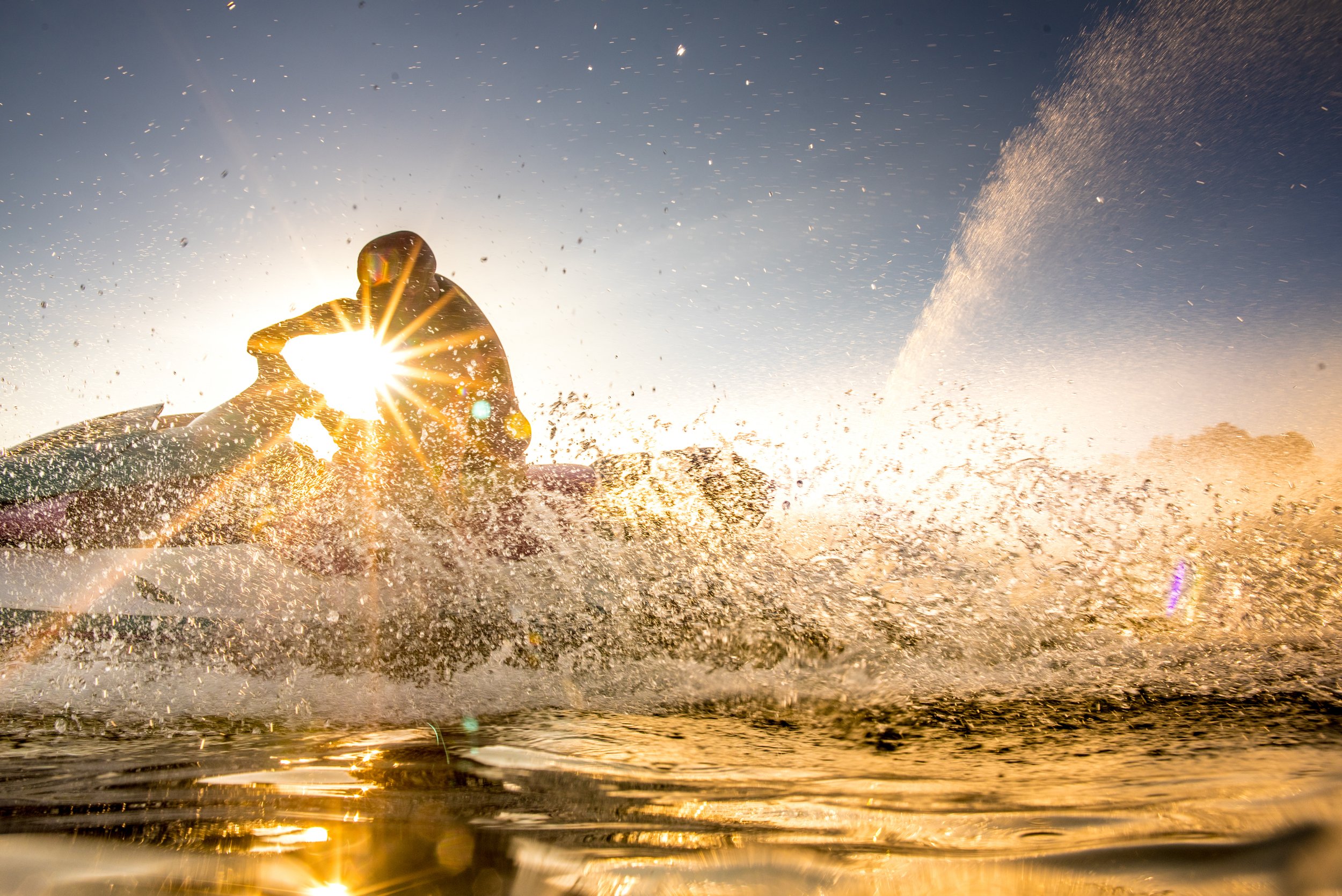 Skiing into the Sun