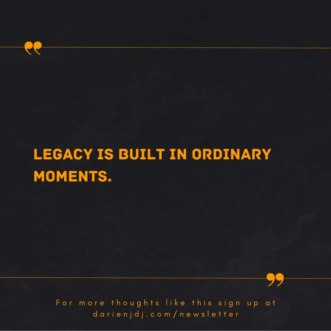 Mmmm... Deferring, pace, persistence and legacy