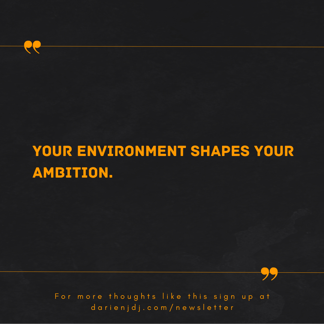 Mmmm... Strategy, environment, separation and ambition.