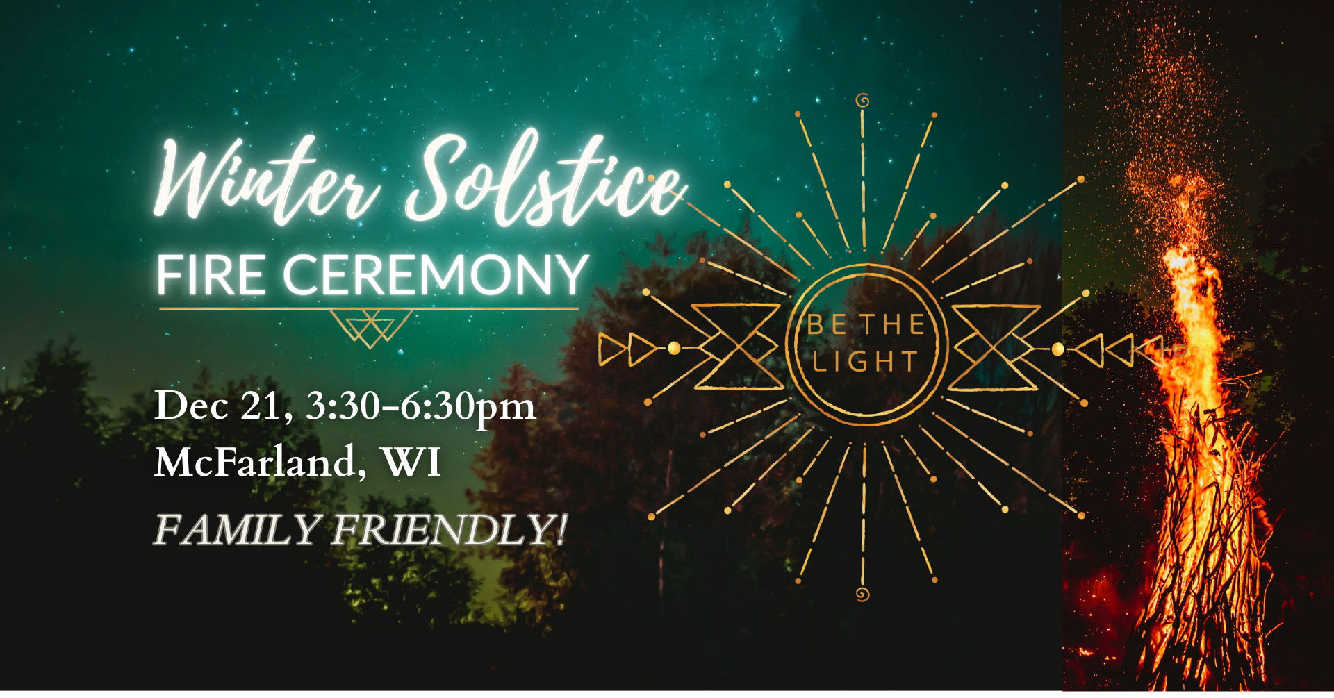 A Winter Solstice Fire Ceremony &amp; Community Potluck