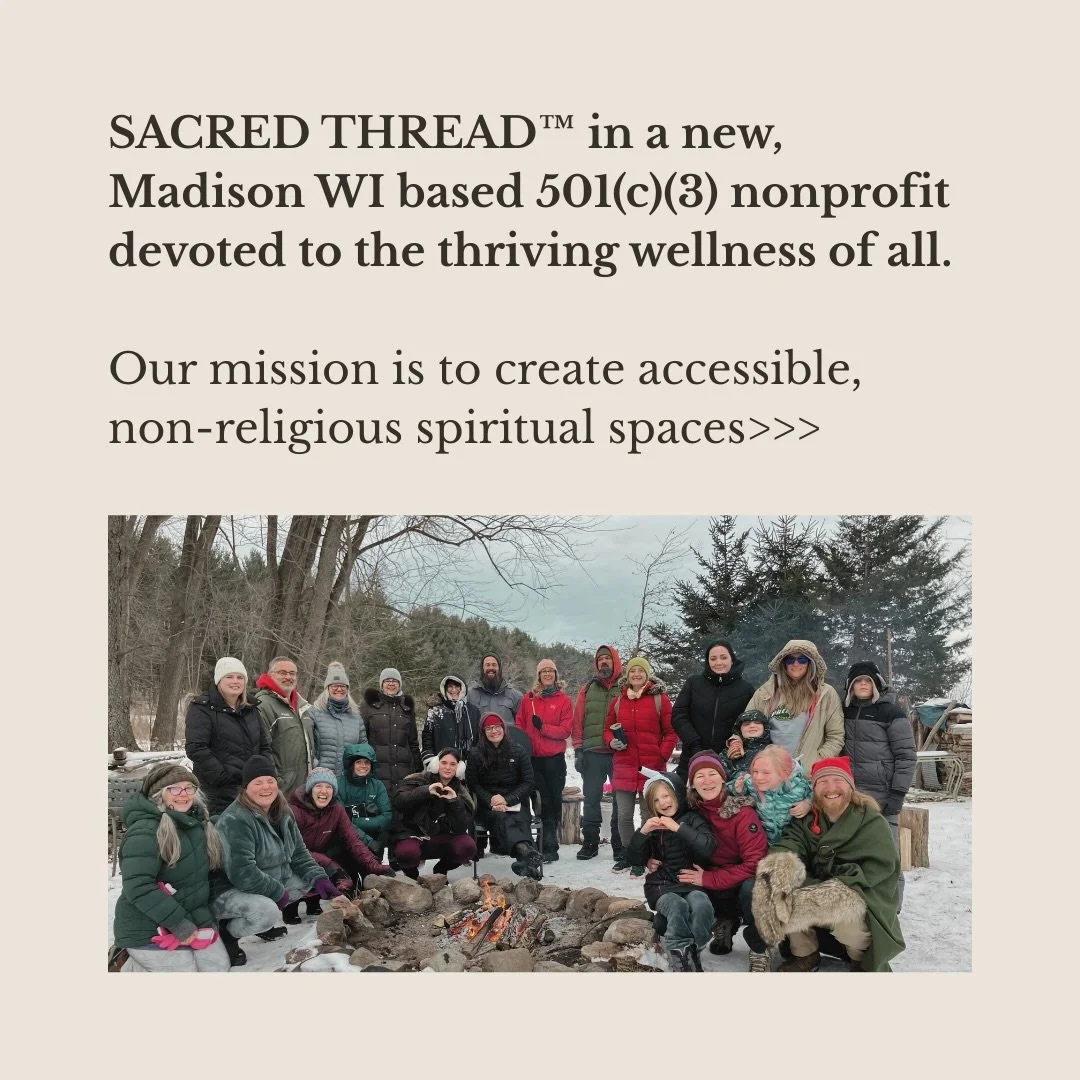 2 beautiful events🕯️🧘&zwj;♀️ Register + info in bio link SacredThread.org👉

1️⃣Sunday Service: Candlelight Potluck Offering With Movement, Meditation and Connection
With @megmacirt 
🗓️Feb 1
⏱️1-4pm
📍McFarland, WI

2️⃣Expanding Yoga Flow Class wi