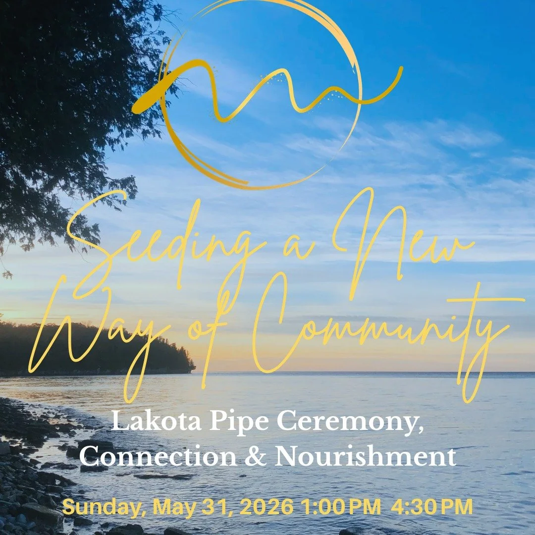 Spring Green, WI, 5/31, 1-4:30pm

Join for a connective and uplifting day of conversation, Lakota Pipe Ceremony, and a delicious meal as we explore what&rsquo;s possible when community is built with intention, reverence for the Earth and all of Life.