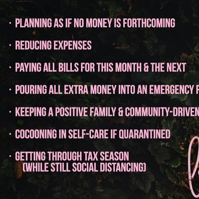 Our #covid_19 #financialplan is on the blog. May this time be a gift and not a burden to you and yours