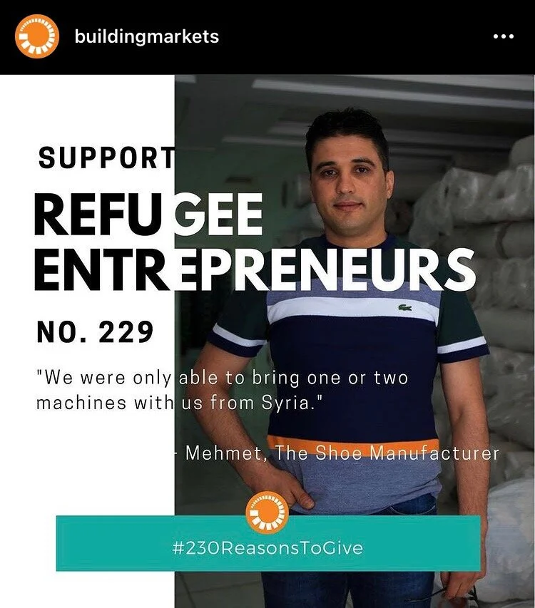 Support Refugee Entrepreneurs - Social Media Campaign 3