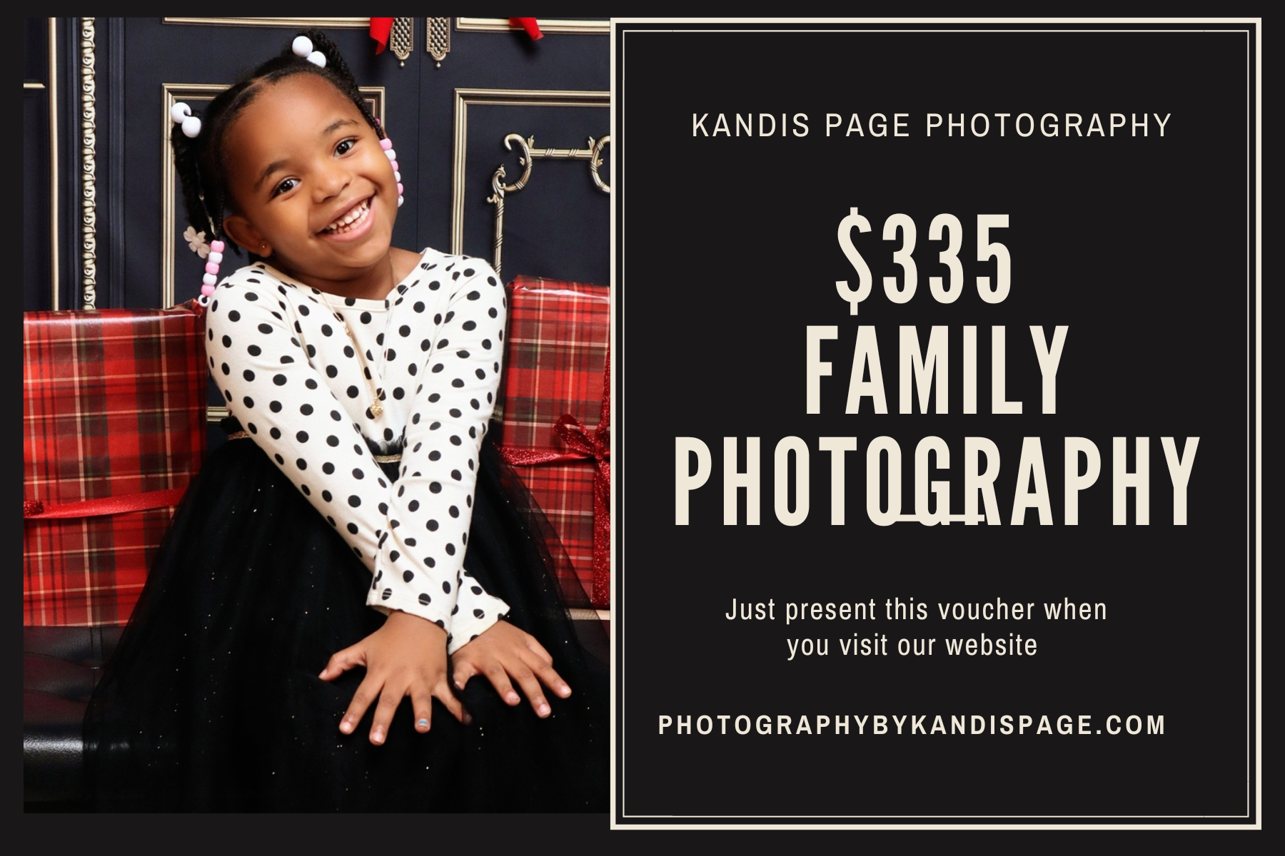 Family Photography Gift Certificate 