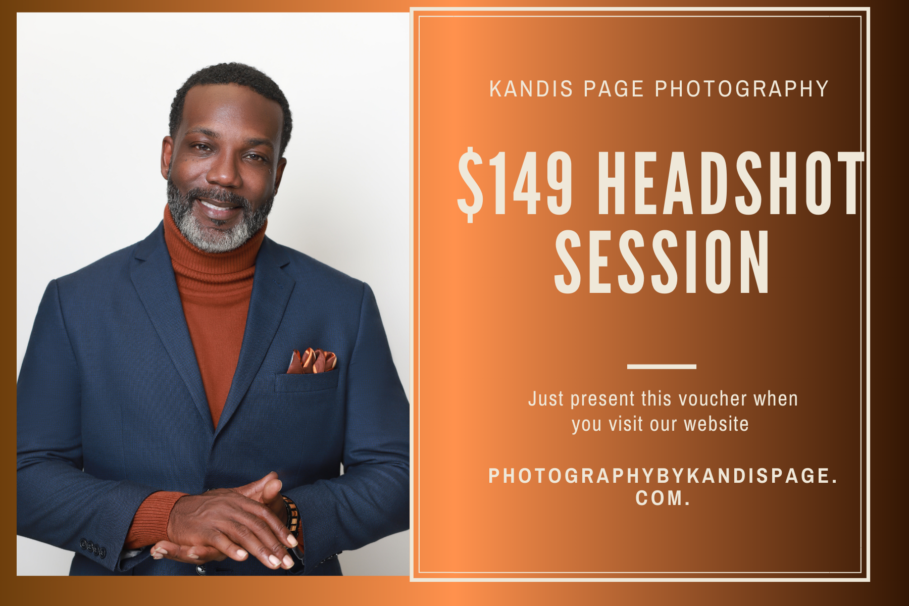 Professional Headshot Photography Gift Certificate