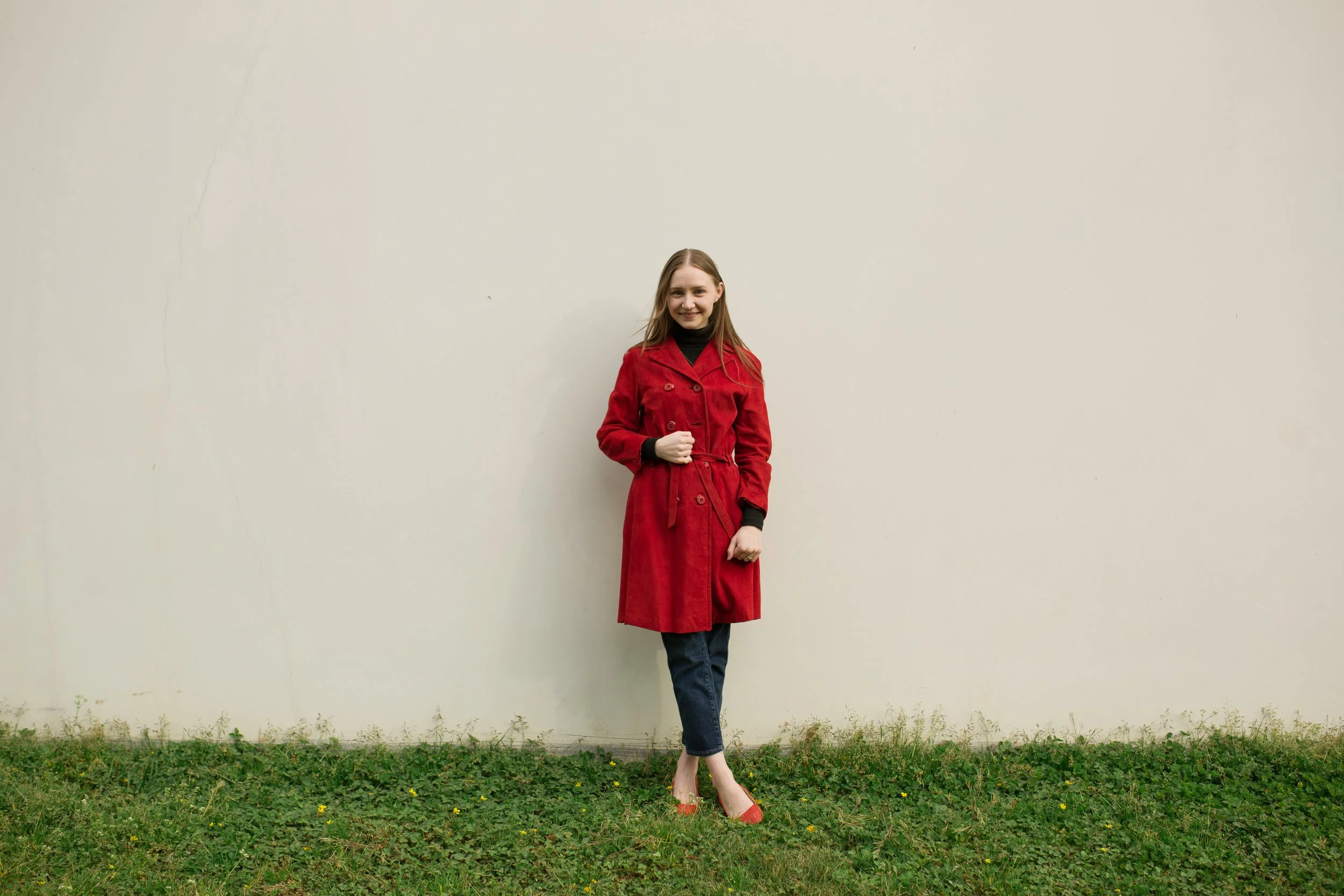 Christina in Grandmother's Red Coat