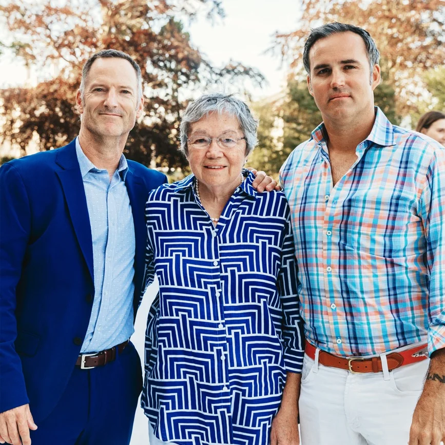 Nick Benson with Barbara Benson and Dan Benson