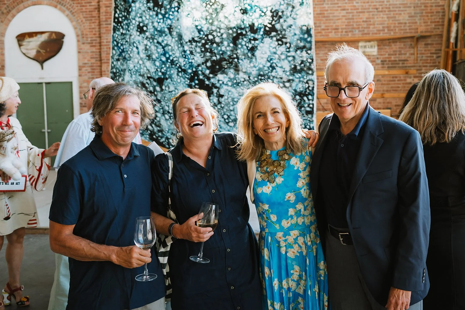 husband, Sue McNally, Dodie Kazanjian, and Powel Kazanjian