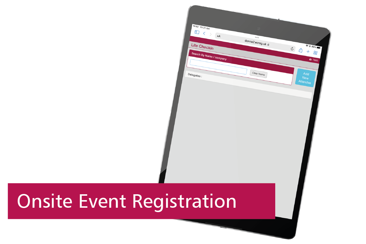 Onsite Event Registration