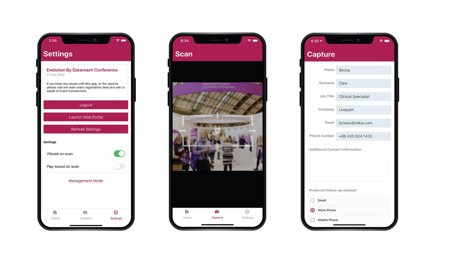 Contactless Badge Printing Kiosks Event Connections