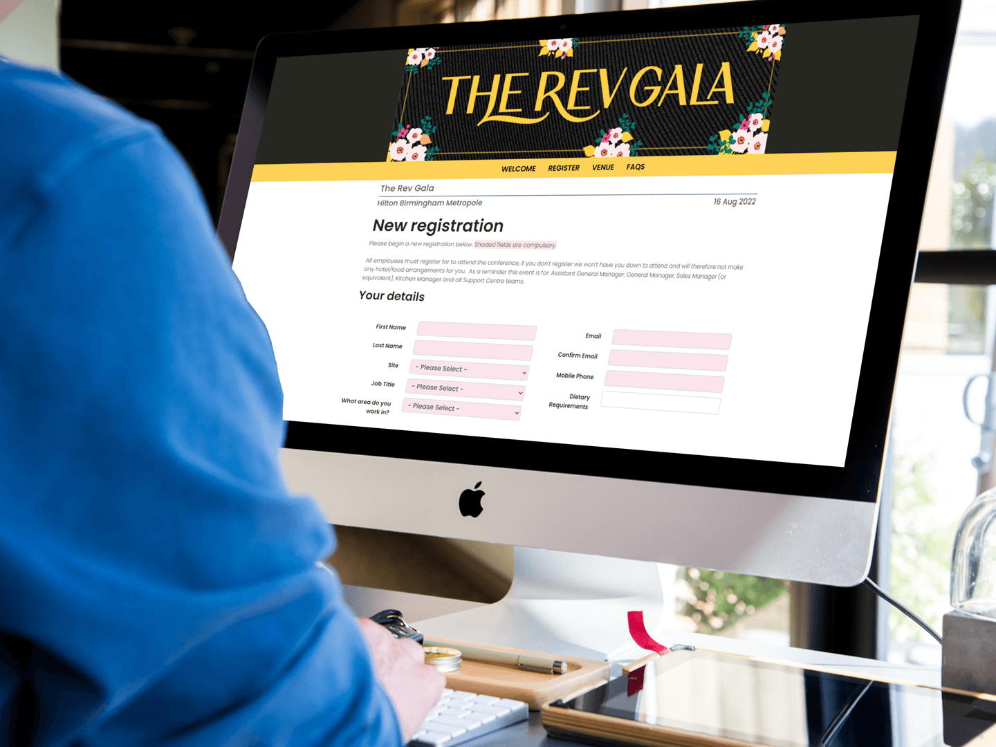 Event Registration Microsites