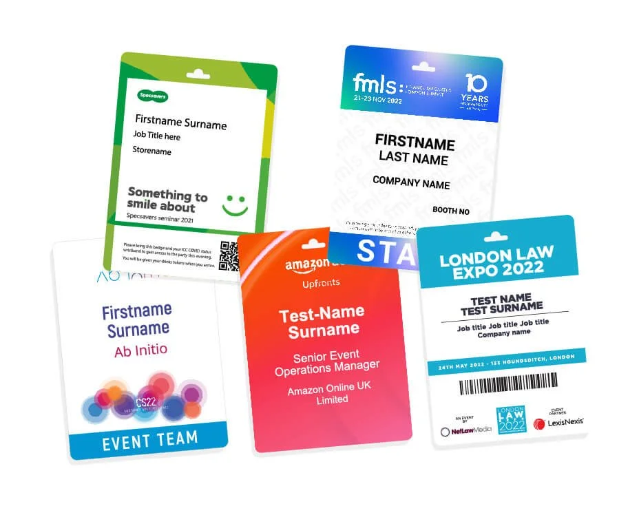 Exhibition and Event Badge Printing Solutions Event Connections