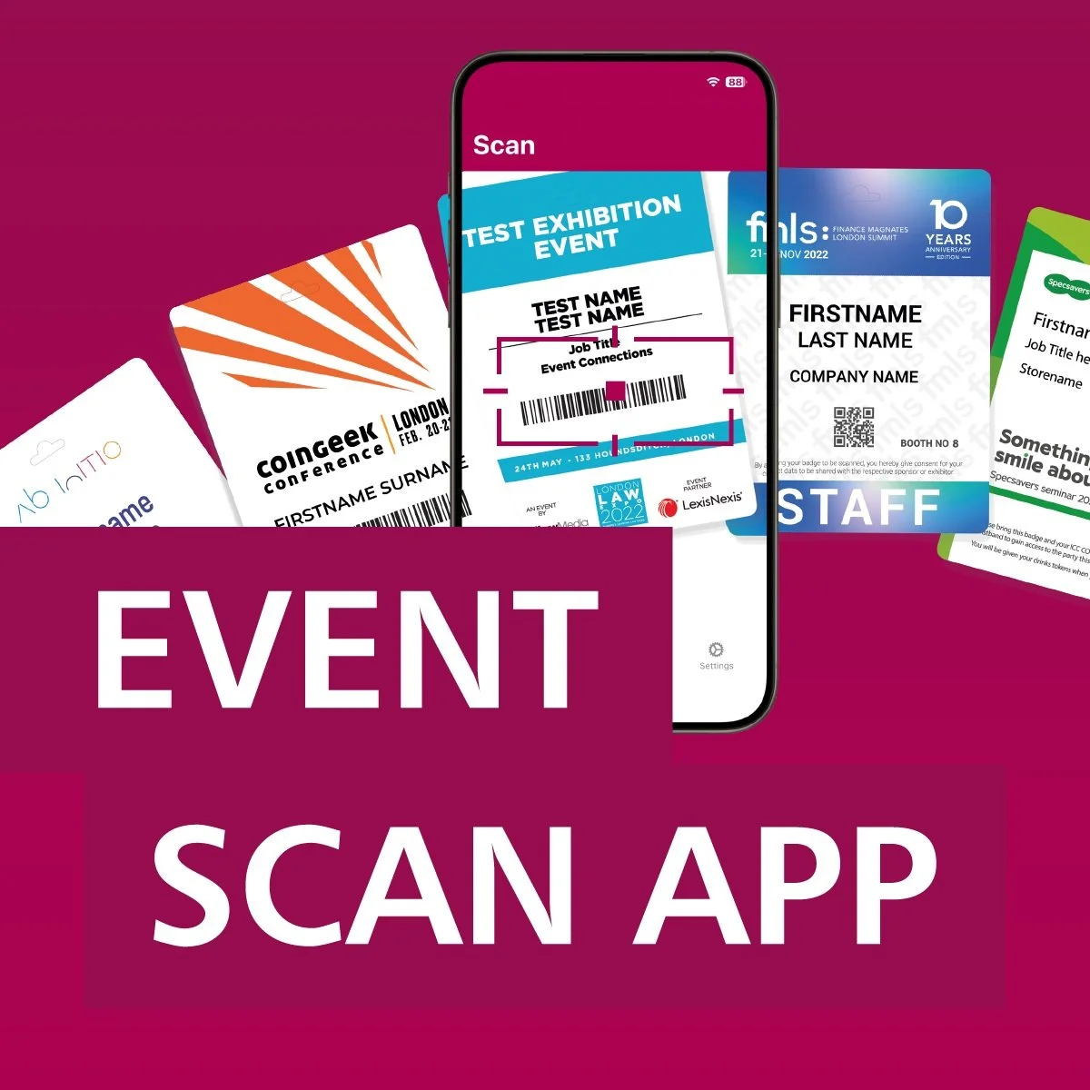 Using The Event Scan App