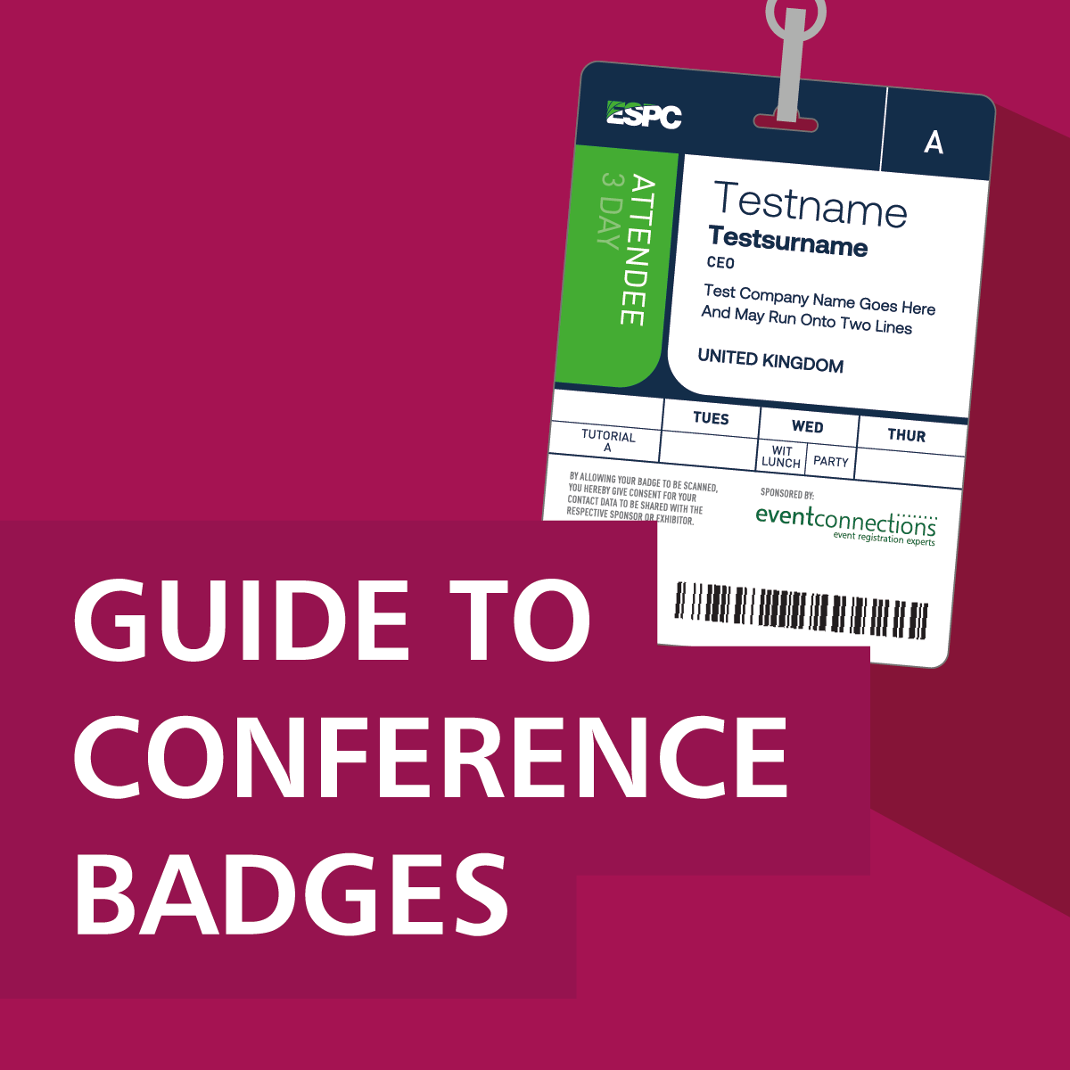 A Guide to Conference Badges