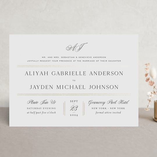 Joyous Occasion Wedding Invitation