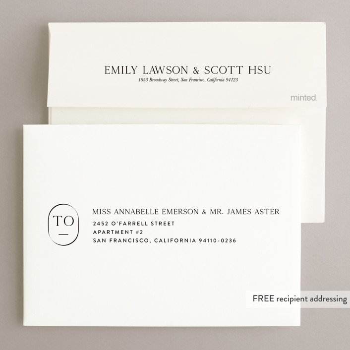 Apropos Wedding Invitation