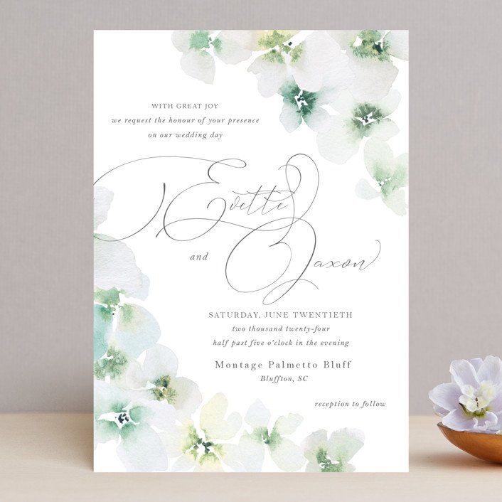 Whispered Wedding Invitation