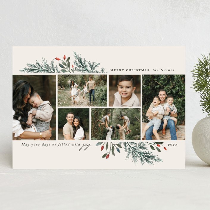 Overflowing with Joy Christmas Card