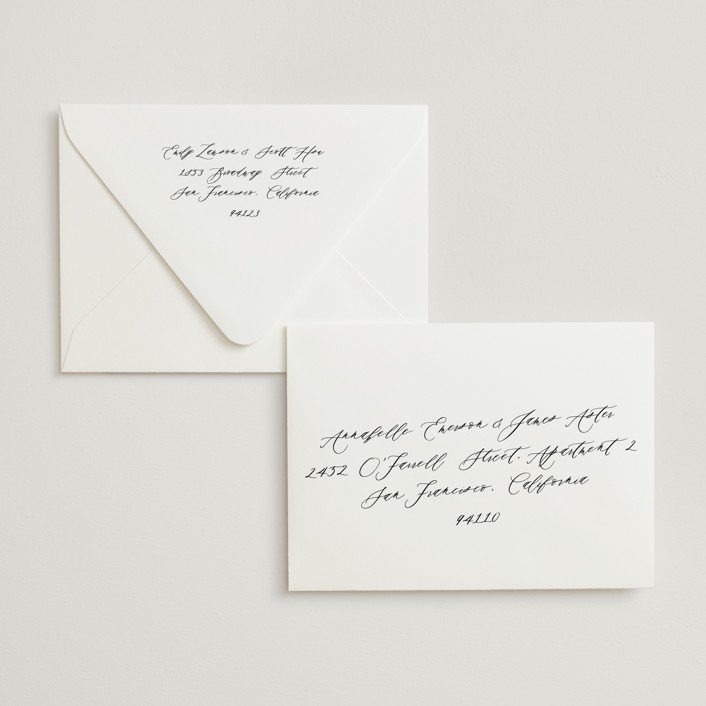 Ever Classic Luxe Letterpress Wedding Invitation