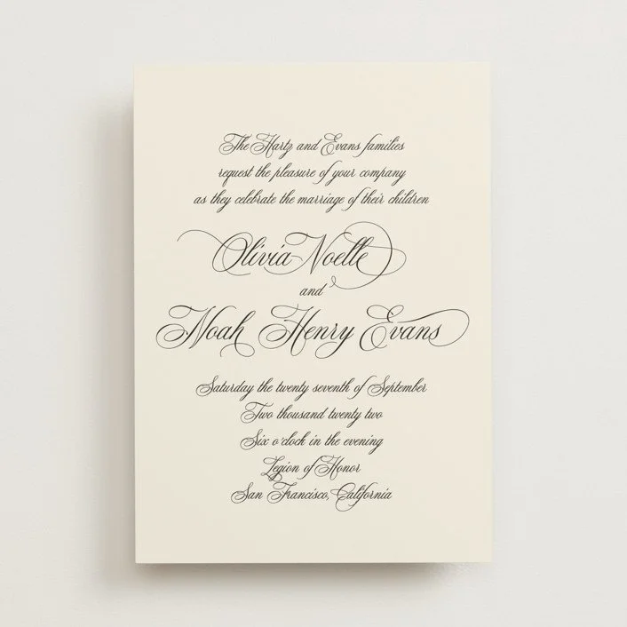 Legacy Wedding Invitation