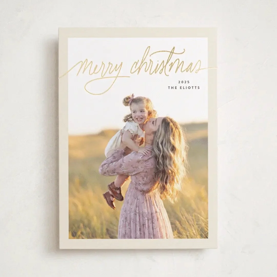 Full of Hope Foil Pressed Holiday Card