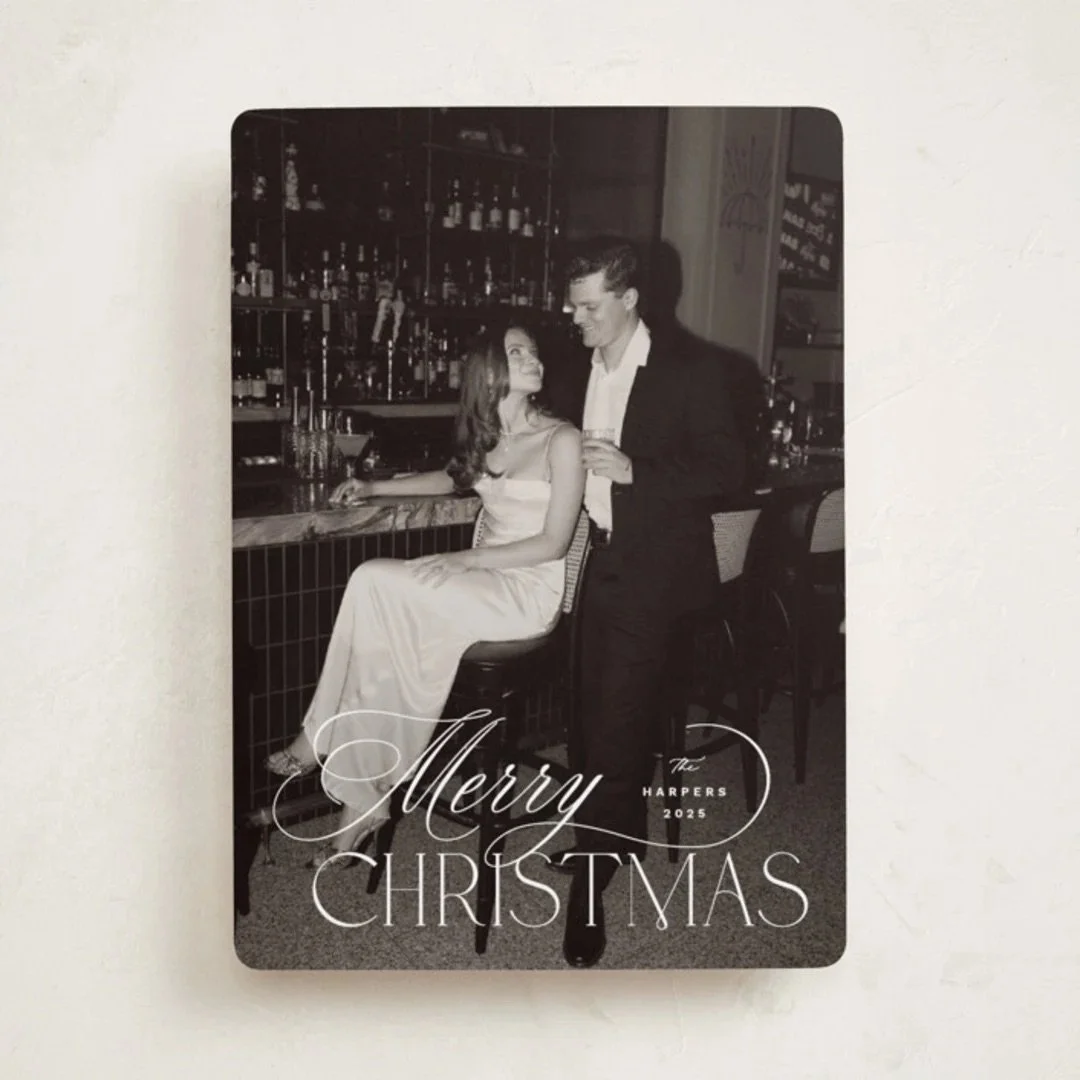 Holiday in Type Christmas Card