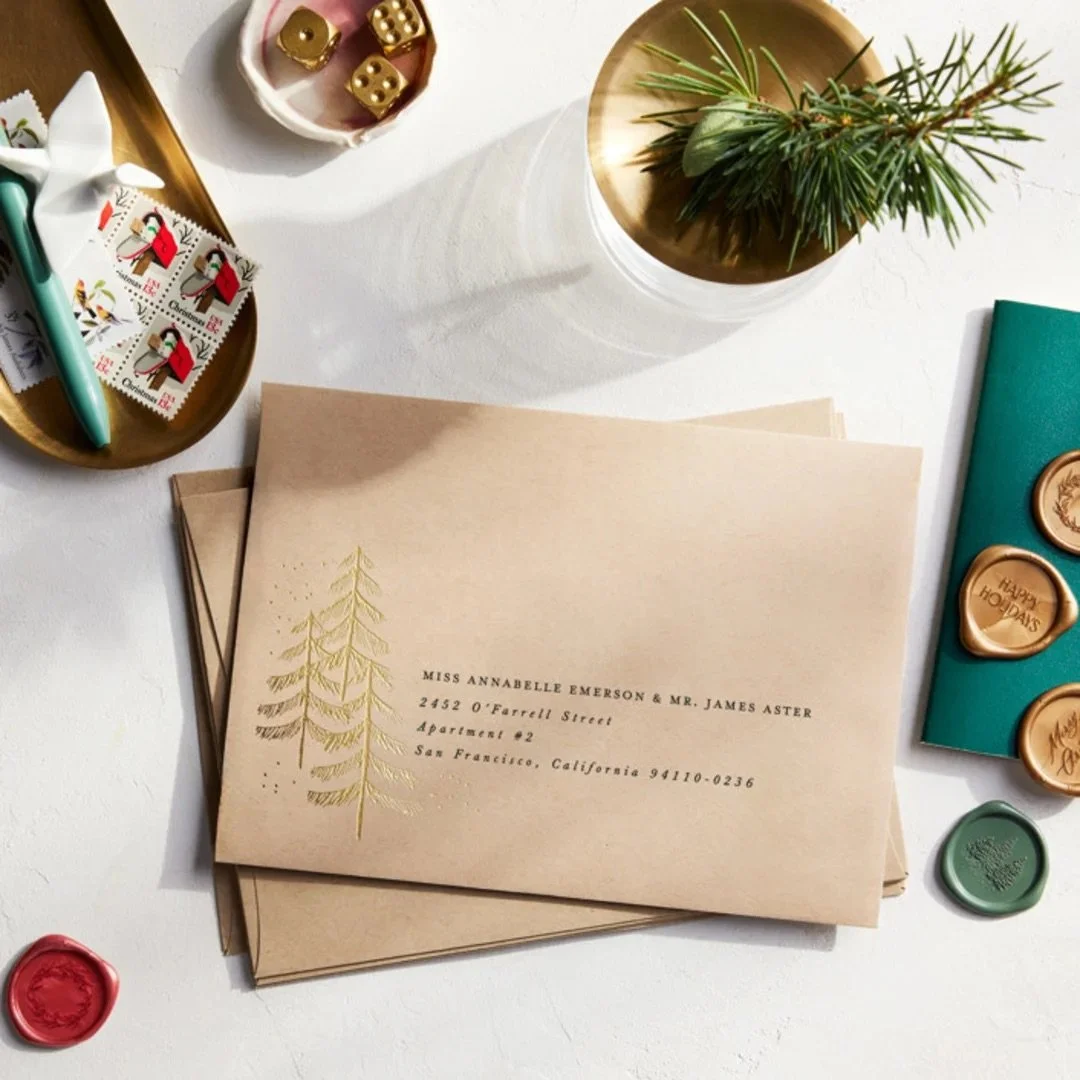 Holiday in Type Christmas Card