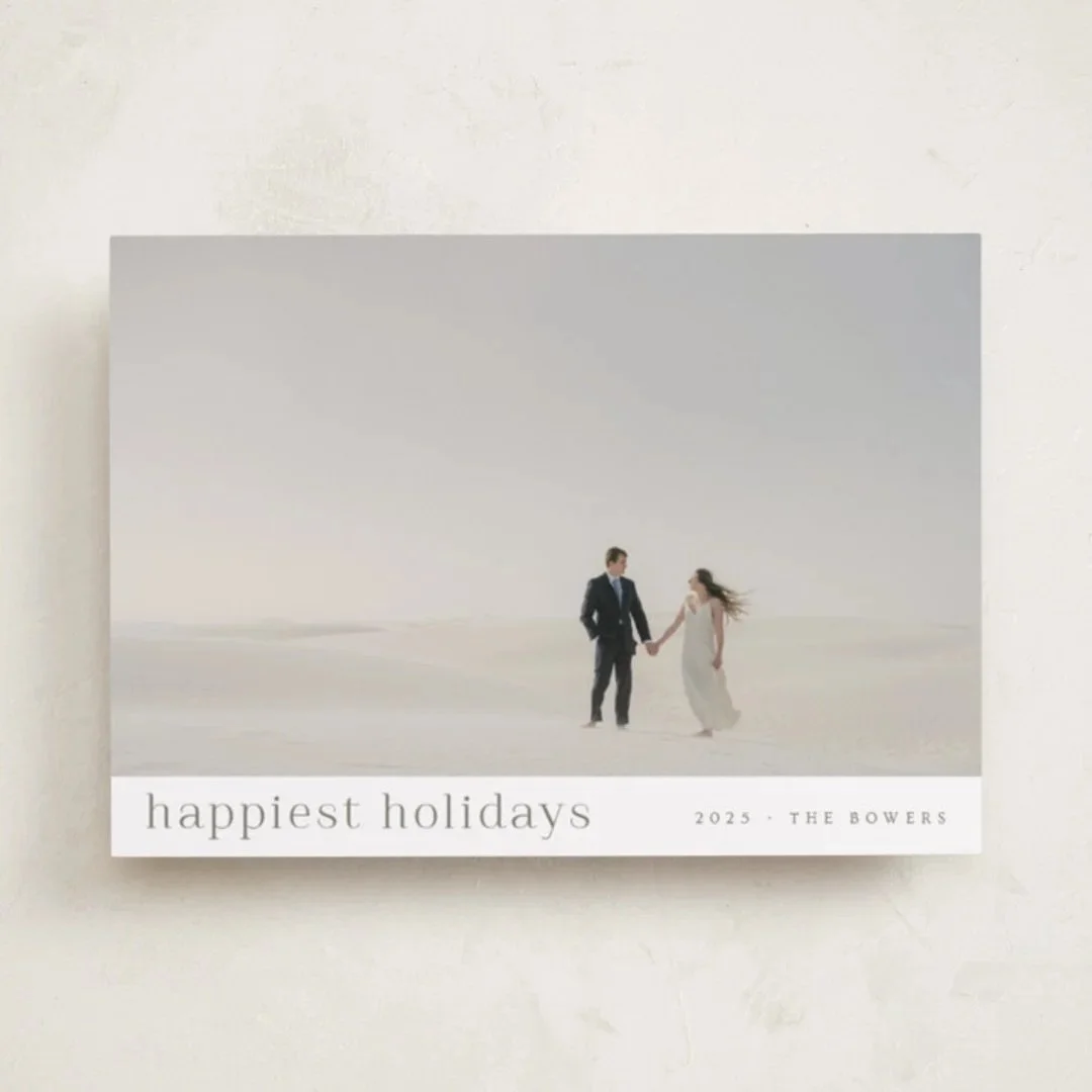 Minimalist Delight Holiday Card